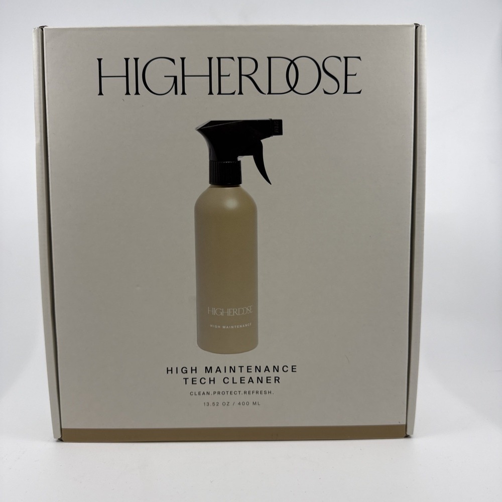 HigherDOSE High-Maintenance Tech Cleaner Kit with Spray Bottle And Refills NEW